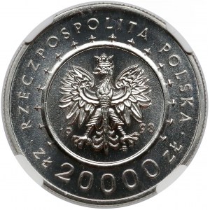 Próba NIKIEL 20.000 złotych 1993 Zamek w Łańcucie
