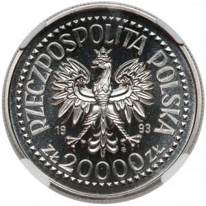 Próba NIKIEL 20.000 złotych 1993 Kazimierz IV Jagiellończyk