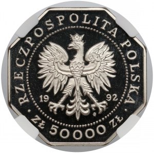 Próba NIKIEL 50.000 złotych 1992 Order Virtuti Militari