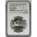 Próba NIKIEL 100.000 złotych 1990 Solidarność