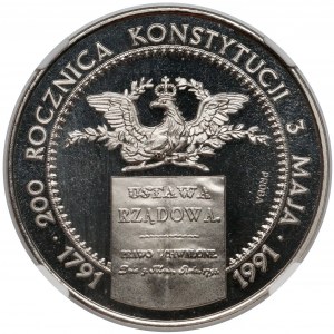 Próba NIKIEL 200.000 złotych 1991 Konstytucja 3 Maja