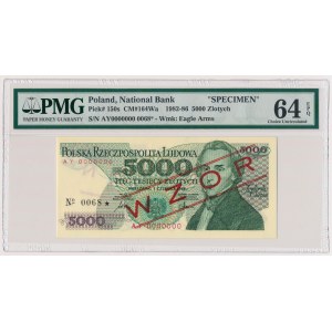 5.000 złotych 1986 - WZÓR - AY 0000000 - No.0068 
