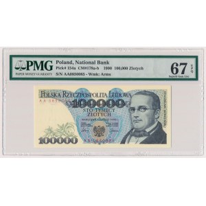 100.000 złotych 1990 - AA