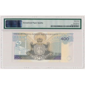 PWPW, 400 złotych 1996 - WZÓR na awersie 