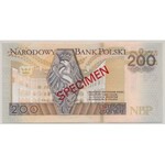 200 złotych 1994 - WZÓR - AA 0000000 - Nr 1865