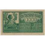 Kowno, 1.000 marek 1918 - numeracja 6-cyfrowa 