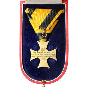 Austro-Węgry, Krzyż za 25 lat służby wojskowej, III klasa ZŁOTO - b. rzadki