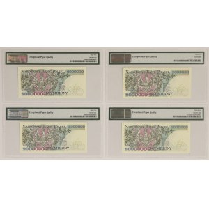 2 mln złotych 1992 - B - PMG 65 EPQ (4szt)