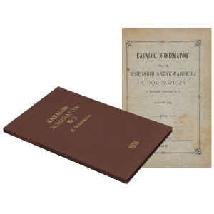 Katalog numizmatów nr 3 B. Bolcewicza, Warszawa 1893