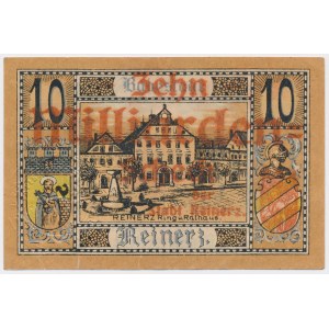 Reinerz Bad (Duszniki Zdrój), 10 mld mk PRZEDRUK z 10 pfg 1921