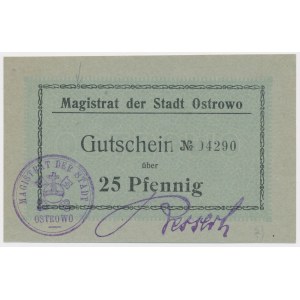 Ostrowo (Ostrów Wielkopolski), 25 pfg UNGÜLTIG