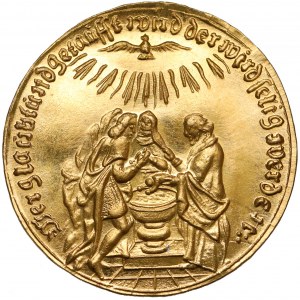 Niemcy, Norymberga, Potrójny dukat chrzcielny (~1700r.)