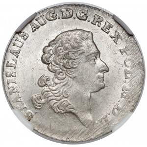 Poniatowski, Złotówka 1766 FS - mennicza