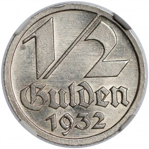 Gdańsk, 1/2 guldena 1932