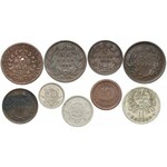 Portugal, 10 Centavos - 100 Reis & Escudo 1766-1927 (9pcs)