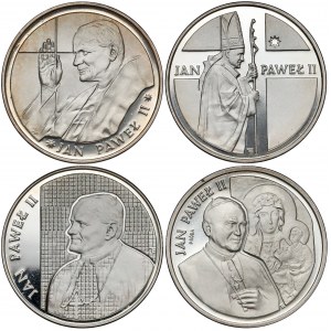 10.000 - 20.000 złotych 1988-1991 Jan Paweł II, w tym PRÓBA (4szt)