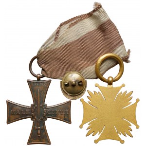 Złoty Krzyż Zasługi, Krzyż Walecznych i Odznaka POS