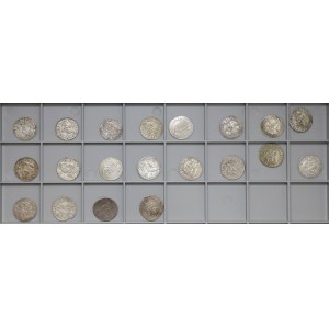 Austria, Set of 3 Kreuzer 1639-1688 (20pcs)