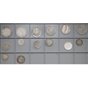 Russian Empire, Set of silver coins (14pcs)