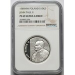 10.000 złotych 1989 Jan Paweł II - na kratce