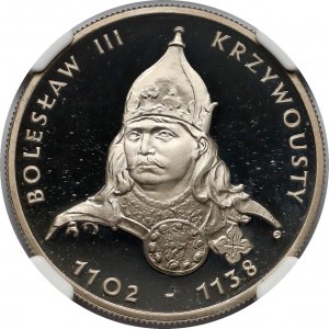 50 złotych 1982 Bolesław III Krzywousty - lustrzane