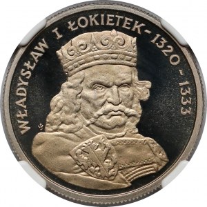 100 złotych 1986 Władysław Łokietek - skrętka - lustrzane