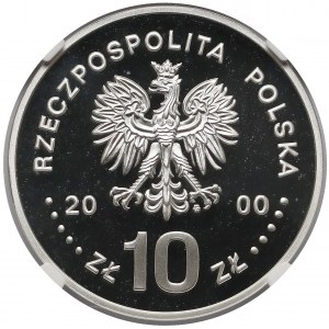 10 złotych 2000 Jan II Kazimierz - półpostać
