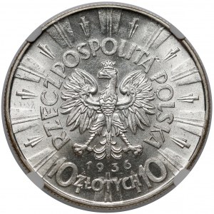 Piłsudski 10 złotych 1936