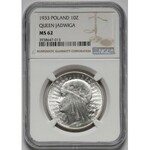 Głowa Kobiety 10 złotych 1933