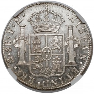 Meksyk, Karol IV Hiszpański, 8 reali 1791-FM