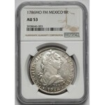 Mexico, Carlos III, 8 Reales 1786-FM