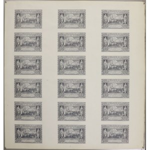 Pełny ARKUSZ banknotów 20 złotych 1940
