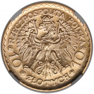 Chrobry 10 złotych 1925 - jak lustrzanka (proof like)