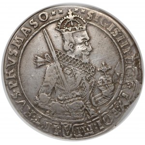 Zygmunt III Waza, Talar Bydgoszcz 1630 - wąskie popiersie z szarfą - NGC VF30
