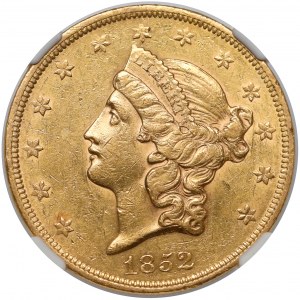 USA, 20 Dollars 1852 - Liberty Head