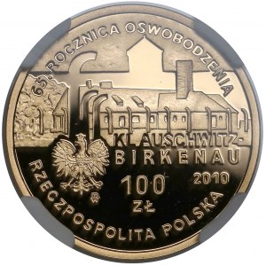 100 złotych 2010 Auschwitz-Birkenau