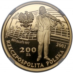 200 złotych 2001 Henryk Wieniawski 