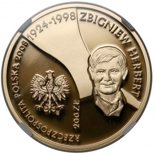 200 złotych 2008 Zbigniew Herbert