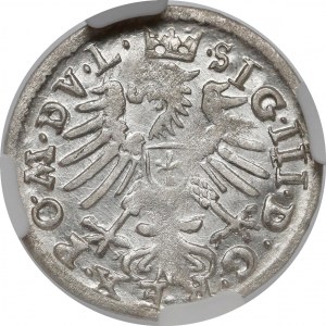 Zygmunt III Waza, Grosz Wilno 1609 - wczesny - piękny