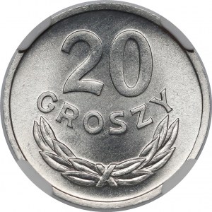 20 groszy 1976 - cyfry mniejsze