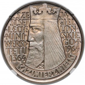 10 złotych 1964 Kazimierz Wielki - wklęsły