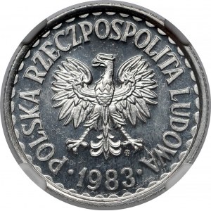 1 złoty 1983 - proof like