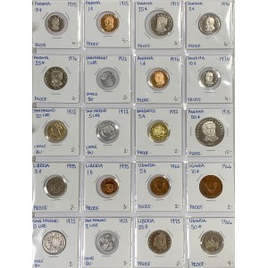 Set of foreign PROOF coins (47pcs)