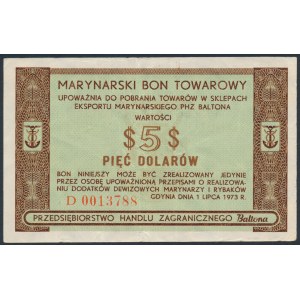 BALTONA 5 dolarów 1973 - D