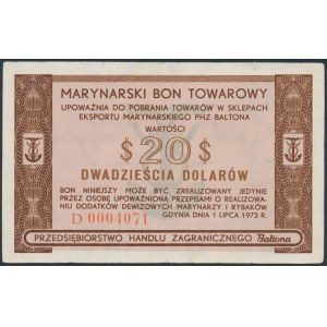 BALTONA 20 dolarów 1973 - D