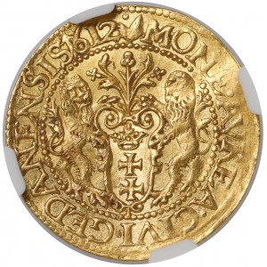 Zygmunt III Waza, Dukat Gdańsk 1612 - duża data - piękny