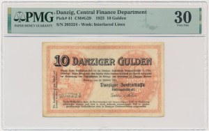 Danzig, 10 Gulden 1923 - PMG 30 - RARE
