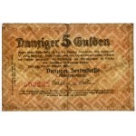 Danzig, 5 Gulden 1923 - October - PMG 25 - SCARCE