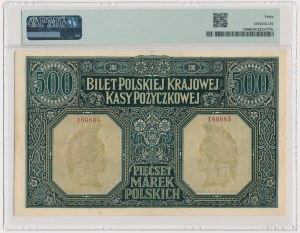 500 marek 1919 - Dyrekcja - PMG 40 - PIĘKNY