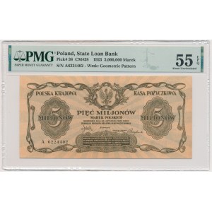 5 milionů marek 1923 - A - PMG 55 EPQ